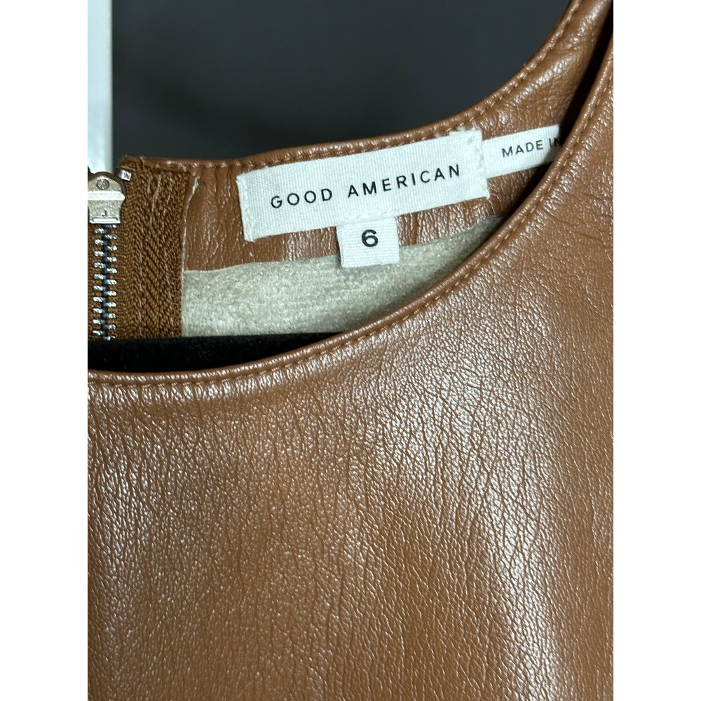 Good American Better Than Leather Faux Leather Shell Tank 6 (3XL) - Picture 6 of 6